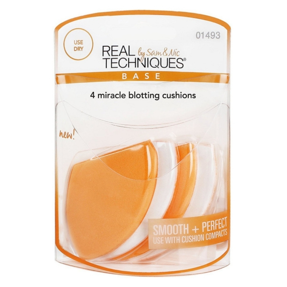 REAL TECHNIQUES 4 MIRACLE BLOTTING CUSHIONS